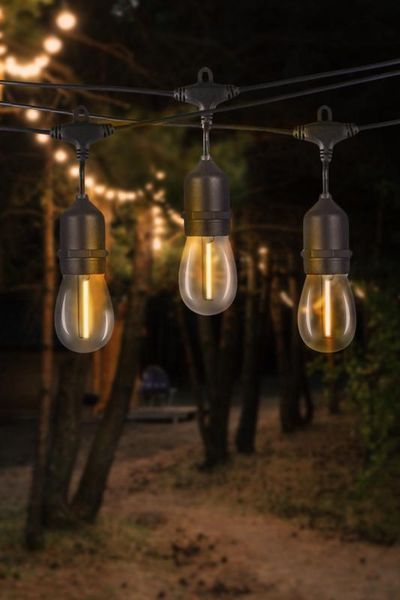 Декоративна садова ретро-гірлянда з Wi-Fi керуванням 15 м 15 LED GardenLine SOL1267 колір теплий-білий SOL1267 фото