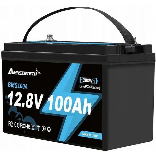 LiFePO4 акумулятор Ameisentech A121 12V 100Ah BMS 100A 1280Wh 17193 фото