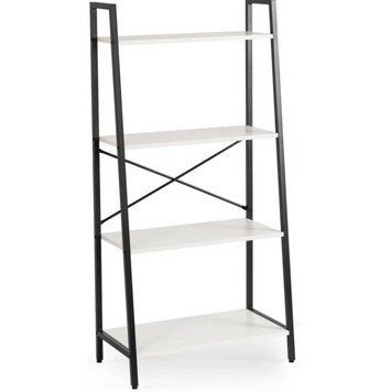 Стелаж для дому/офісу MEBEL ELITE білий з чорним ME.GIA/B/CZ/REG фото