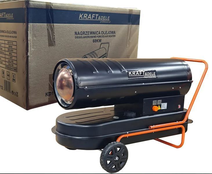Теплова дизельна гармата Kraft&Dele KD11712 для обігріву приміщень KD11712 фото