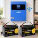 4.2 кВт LiFePO4 Комплект резервного живлення Інвертор Anenji WiFi 24 В + 2 акумулятора 12V 100Ah Foursun 30917 фото 1