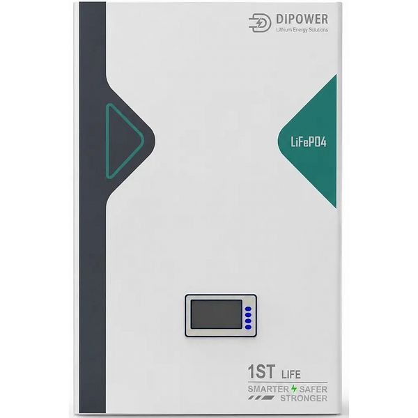 Комплект резервного живлення Anenji 11 кВт + 2&times; DIPOWER LiFePO4 51,2 В 100 А&middot;год, 10,24 кВт&middot;год, Wi-Fi 30927 фото