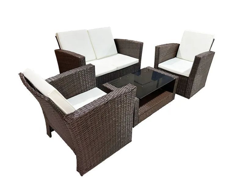 Садовий комплект меблів BH30087 з диваном, 2 кріслами та кавовим столиком BH 30087 фото