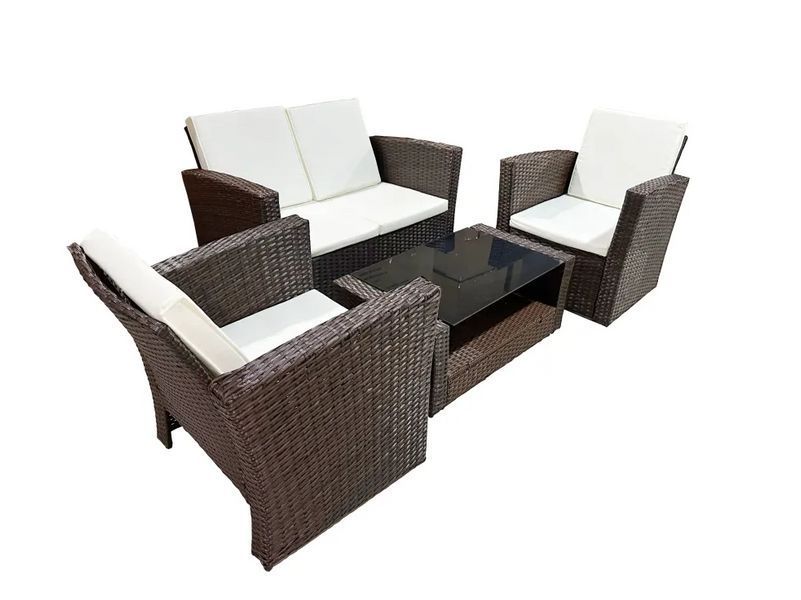 Садовий комплект меблів BH30087 з диваном, 2 кріслами та кавовим столиком BH 30087 фото