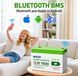 LiFePO4 12V/100Ah Акумулятор Anenji з Bluetooth для резервного живлення будинку, квартири з BMS 30935 фото 6