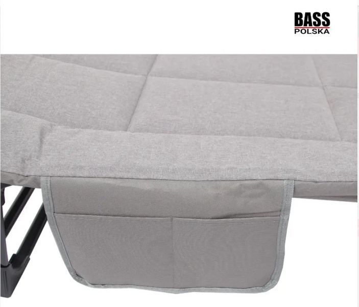 Туристичне розкладне ліжко міцне до 165 кг Bass Polska BH 31008 для польових умов і туризму BH 31008 фото