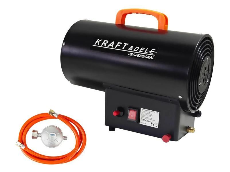 Газовий обігрівач Kraft&Dele KD11704 25 кВт, пропан-бутановий, з вентилятором, для гаража, майстерні та складу KD11704 фото