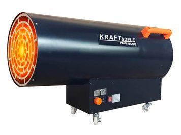 Газовий обігрівач Kraft&Dele KD11707 100 кВт з автоматичним регулюванням потужності та редуктором для промислових KD11707 фото