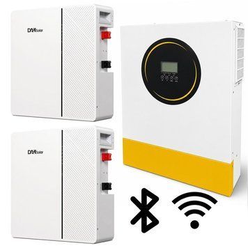 Комплект резервного живлення Anenji ANJ-HHS-11KW-48V-WIFI 11 кВт + 2&times; LiFePO4 акумулятори DAH Solar 5,12 кВт&middot;год 30864 фото
