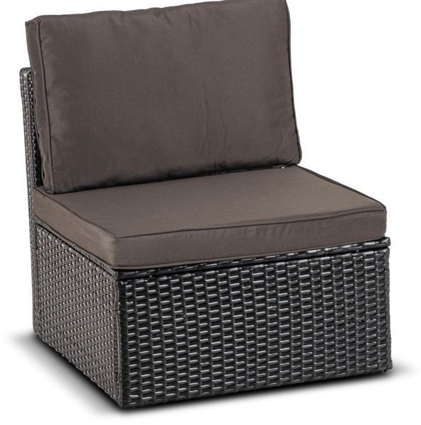 Комплект садових меблів MEBEL ELITE CALIENTE чорний/коричневий ME.CALIENTE/CZ/RT/OGR/ZES ME.CALIENTE/CZ/RT/OGR/ZES фото