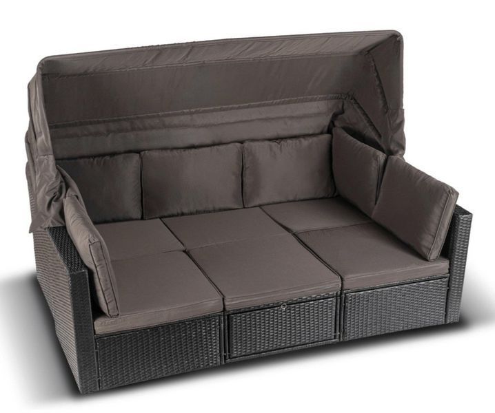 Комплект садових меблів MEBEL ELITE CALIENTE чорний/коричневий ME.CALIENTE/CZ/RT/OGR/ZES ME.CALIENTE/CZ/RT/OGR/ZES фото
