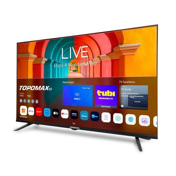 Телевізор Topomax TM55UHSBK 55" Smart TV DVB-T2/S2 4K Ultra HD чорний 980006 фото