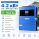 Гібридний сонячний інвертор Anenji ANJ-4000W-24V-WIFI 4,2 кВт, 24 В, MPPT 100 А, Wi-Fi 30647 фото 2