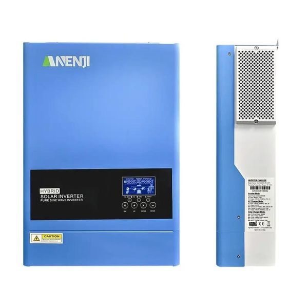 Гібридний сонячний інвертор Anenji ANJ-6200W-48V-W 6,2 кВт, 48 В, Wi-Fi, подвійний вихід 30860 фото