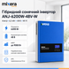 Гібридний сонячний інвертор Anenji ANJ-6200W-48V-W 6,2 кВт, 48 В, Wi-Fi, подвійний вихід 30860 фото 2