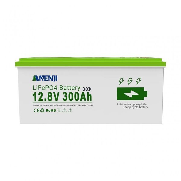 LiFePO₄ акумулятор Anenji ANJ-12.8V-300AH-S, 12,8 В, 300 А&middot;год, 3,84 кВт&middot;год, Bluetooth, BMS 30842 фото