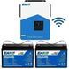 Комплект резервного живлення EASUN POWER ISolar-SMH-II-3.2KW Wi-Fi 3000 Вт + 2 LiFePO4 акумулятори 12,8 В 100 А&middot;год 30879 фото 1