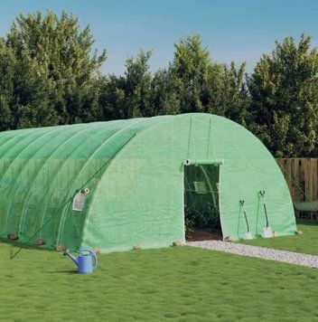 Садова теплиця Ekspand TFO25-3X10X2-1-Z, посилена, 30 м&sup2;, 3 &times; 10 &times; 2 м, каркас 25 мм TFO25-3&times;10&times;2-1-Z фото