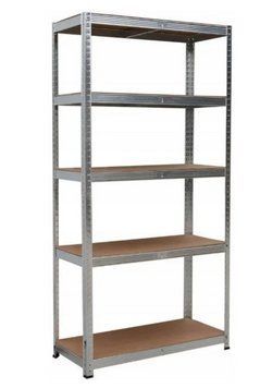 Металевий стелаж EXPAND RM05 5 полиць 150&times;75&times;30 см &ndash; вантажніс 875 кг, для комори, гаража та підвалу RM05 фото