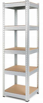 Металевий стелаж EXPAND RM06 5 полиць 180&times;40&times;40 см &ndash; вантажність 875 кг, для комори, гаража та підвалу RM06 фото
